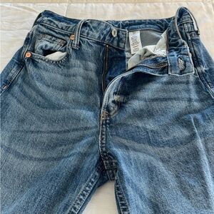 Slim straight jeans
